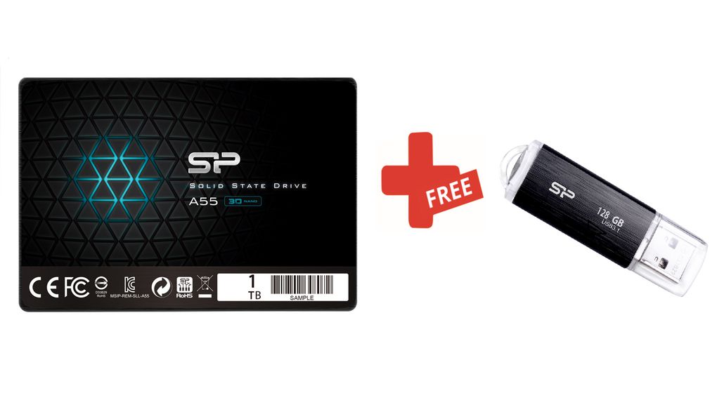 【SSD 512GB】シリコンパワー Ace A55 w/USB